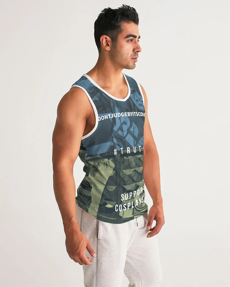 Dont judge by its cover Men's Sports Tank