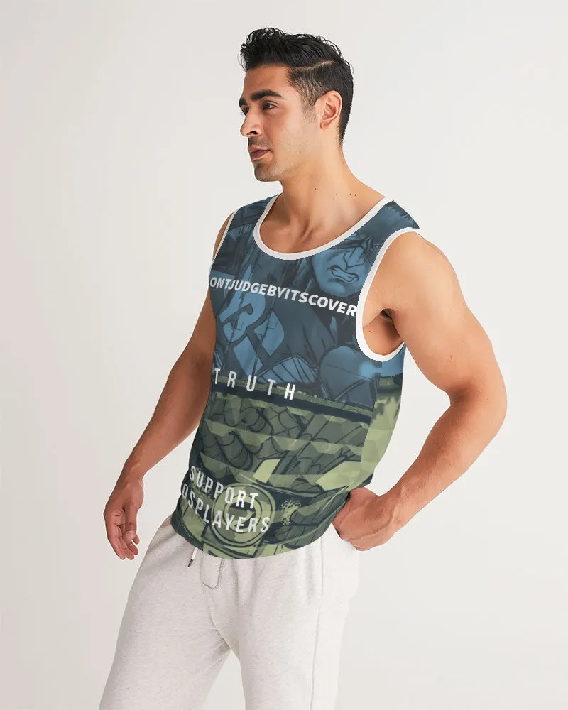 Dont judge by its cover Men's Sports Tank