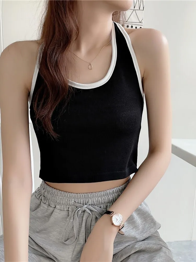 DressBetty - Basic Cotton Sports Tank Tops
