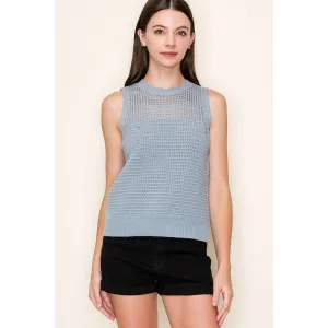 Dusty Blue Sweater Vest