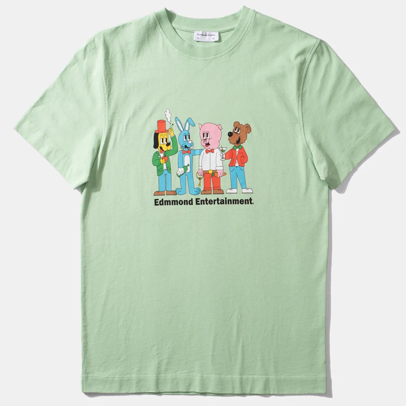 Edmmond Studios Buddies T-Shirt Plain Mint