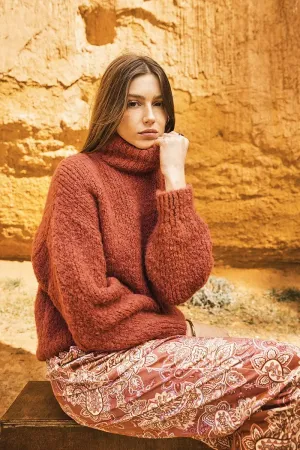Elise High Neck Sweater