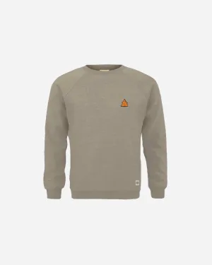ELSK® RAY PCH TVÆRS MEN'S CREWNECK - SMOKEY OLIVE