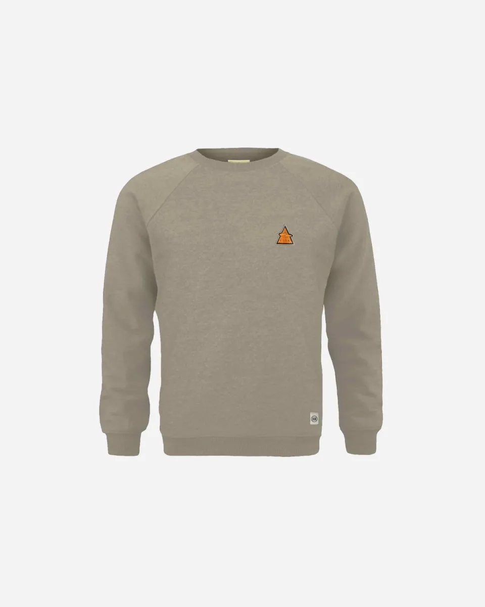 ELSK® RAY PCH TVÆRS MEN'S CREWNECK - SMOKEY OLIVE