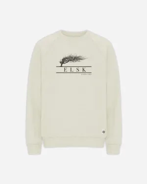 ELSK® VIND TVÆRS MEN'S CREWNECK - PALE PISTACHE