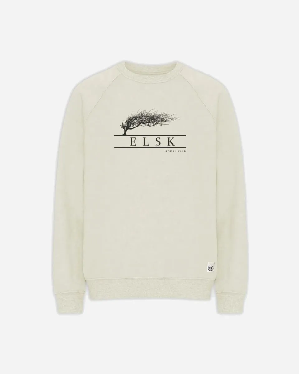 ELSK® VIND TVÆRS MEN'S CREWNECK - PALE PISTACHE