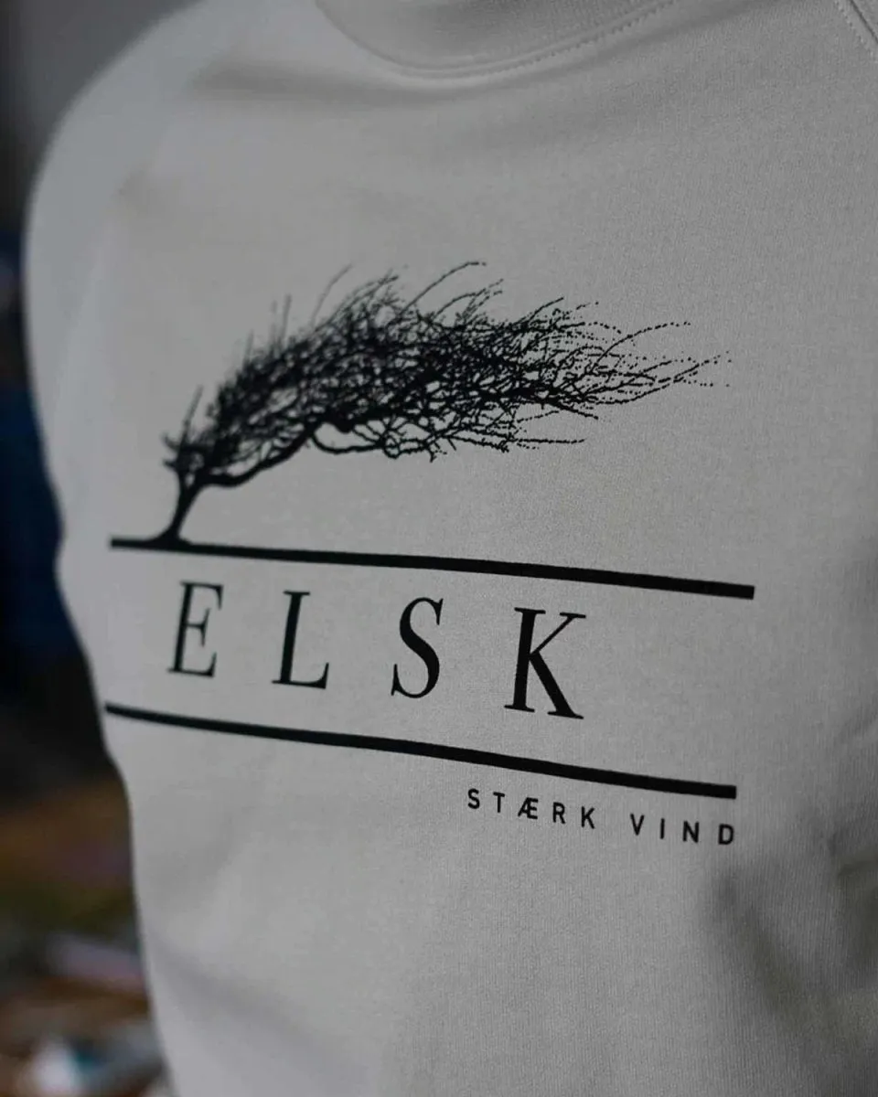 ELSK® VIND TVÆRS MEN'S CREWNECK - PALE PISTACHE
