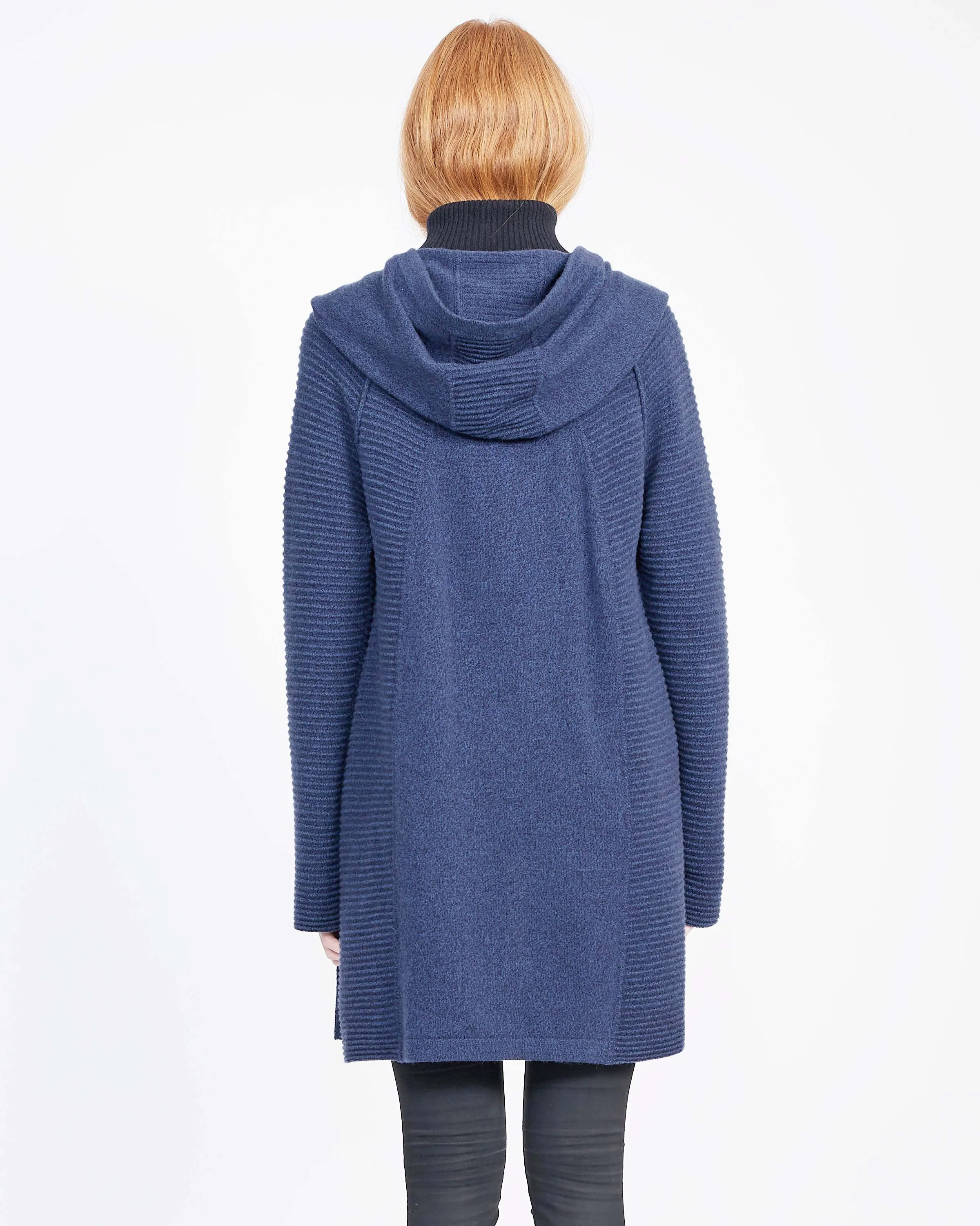Eva Marie Cashmere Hooded Coatigan