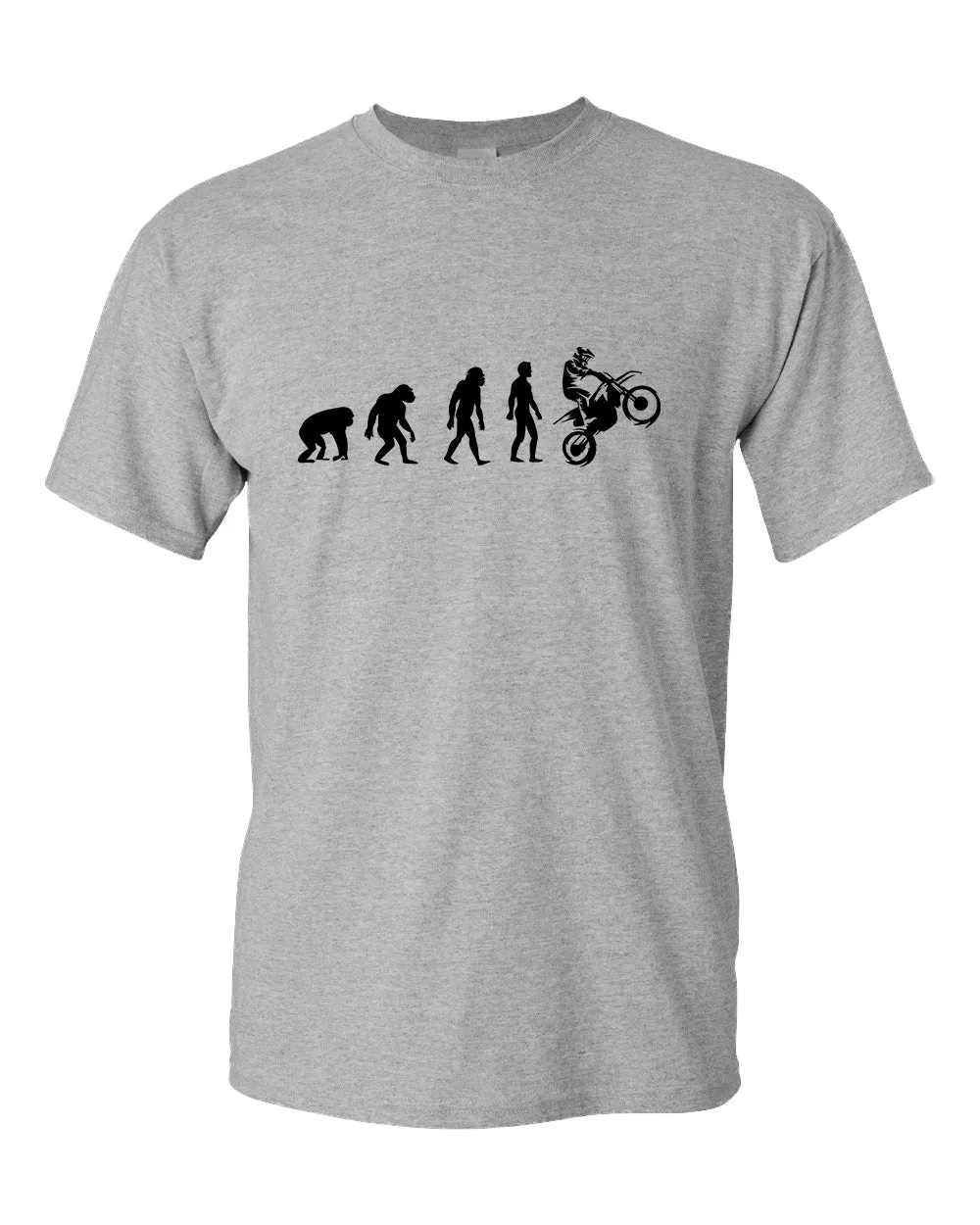 Evolution of a rider motocross t-shirt