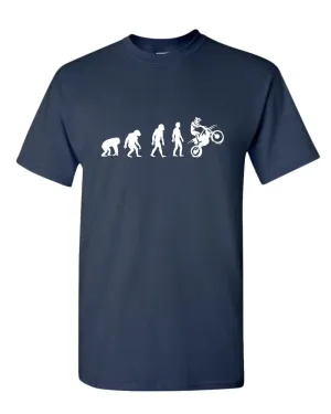 Evolution of a rider motocross t-shirt