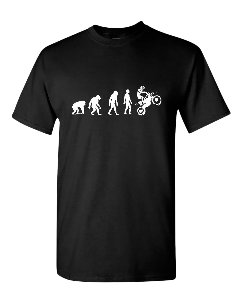 Evolution of a rider motocross t-shirt