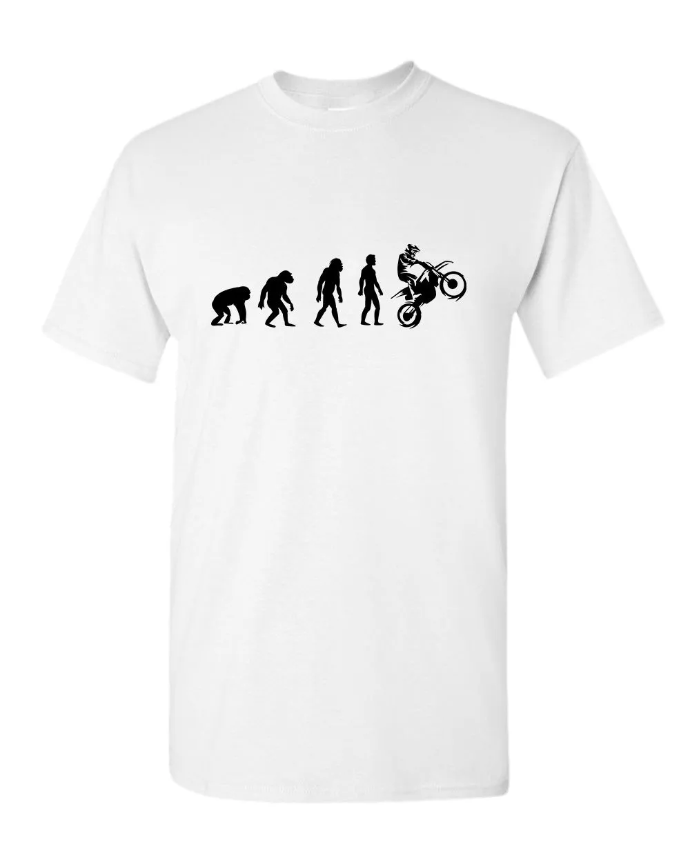 Evolution of a rider motocross t-shirt