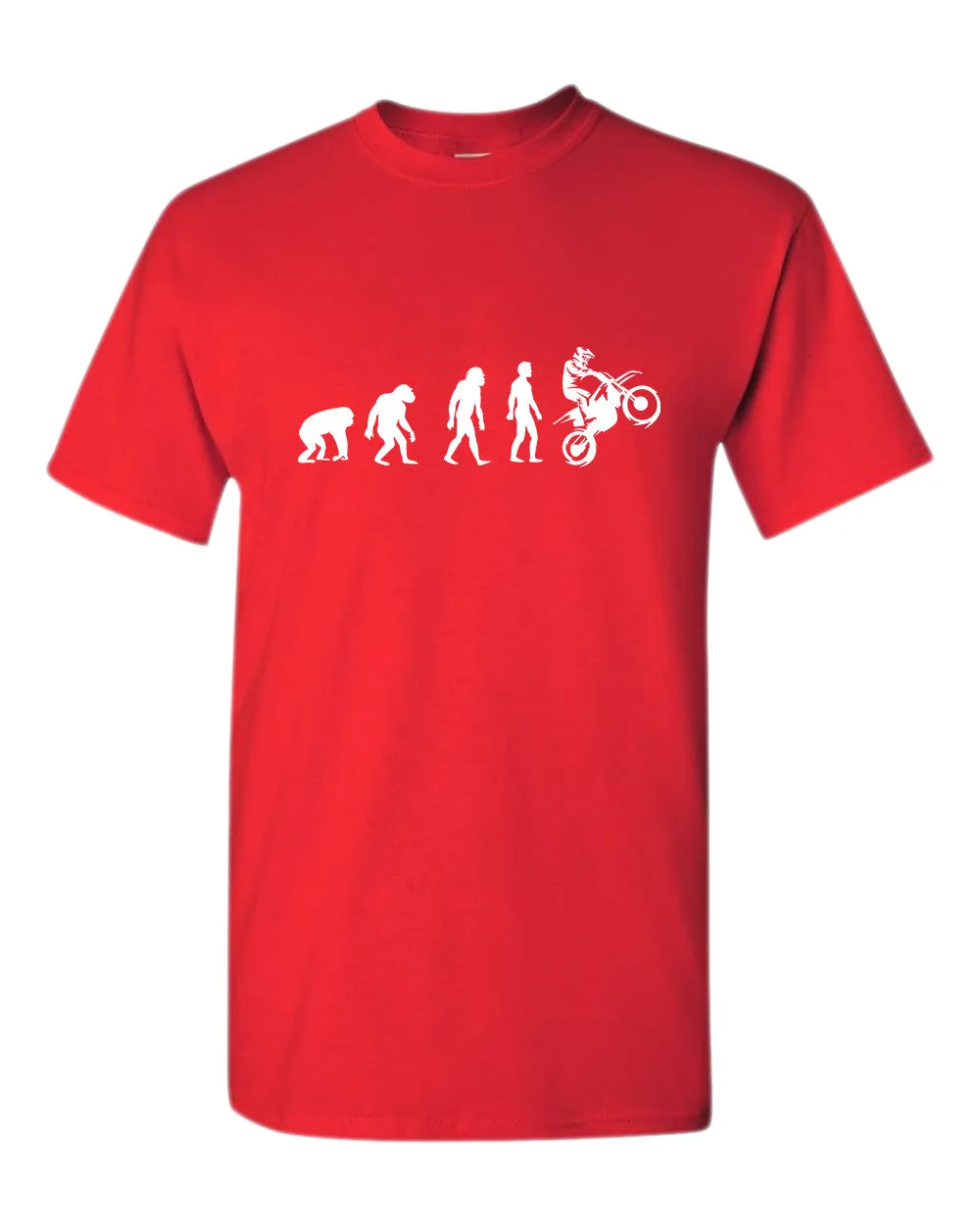 Evolution of a rider motocross t-shirt