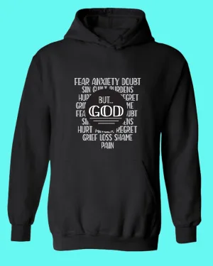 Fear Anxiety, Doubt Sin But God Hoodie, Religious Hoodie