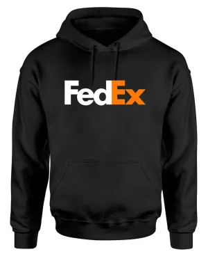 FedEx  Hoodie postal FedEx white orange Logo Hoodie