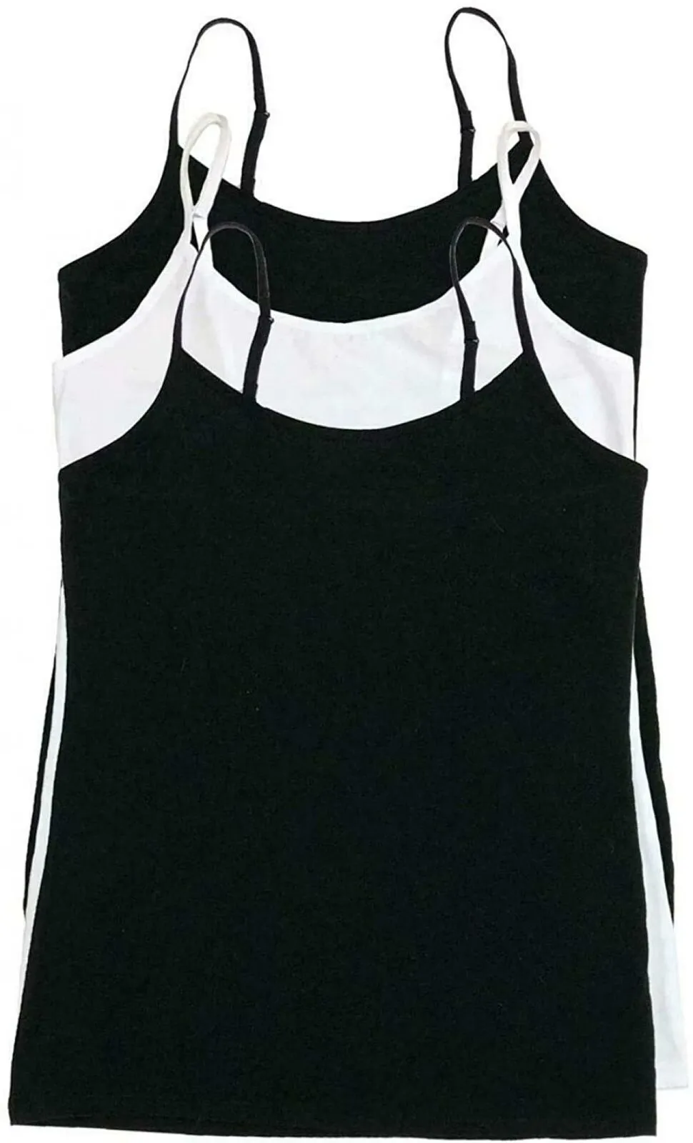 Felina Women's 3 Pack Cotton Stretch Camisoles
