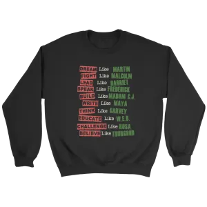Fight Like Melanin Icons Sweatshirt