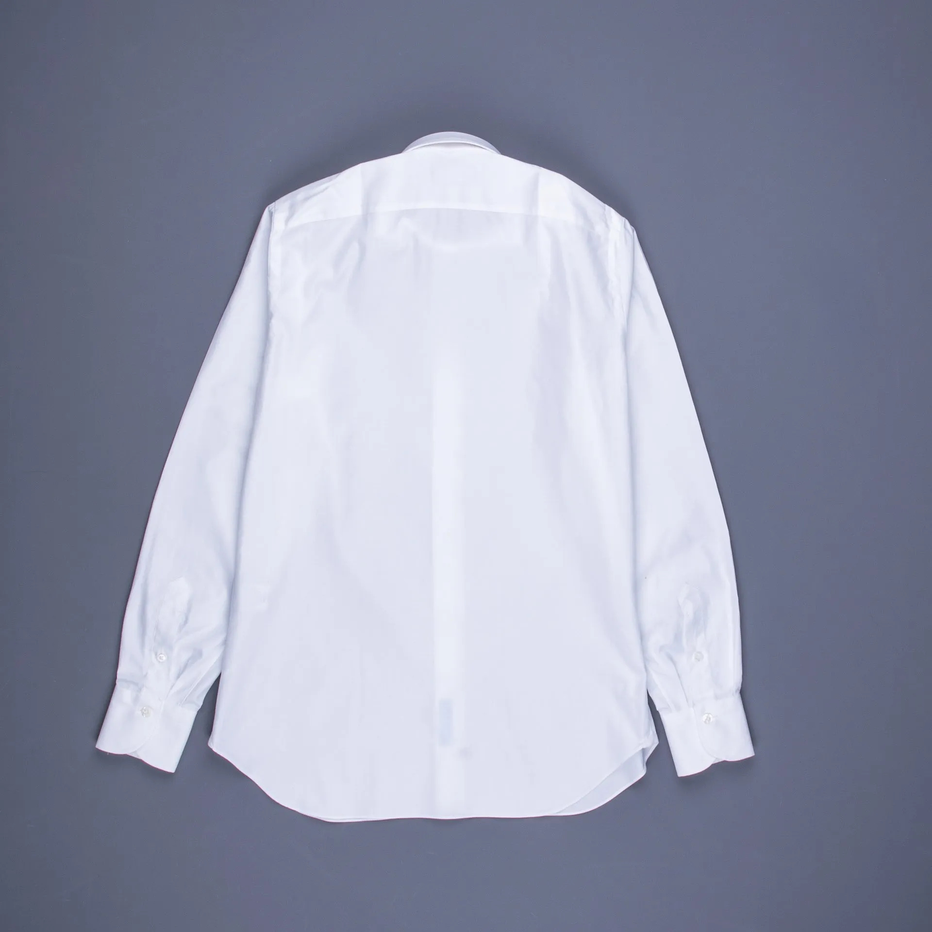 Finamore Napoli Shirt Eduardo Collar Alumo Castello Oxford White