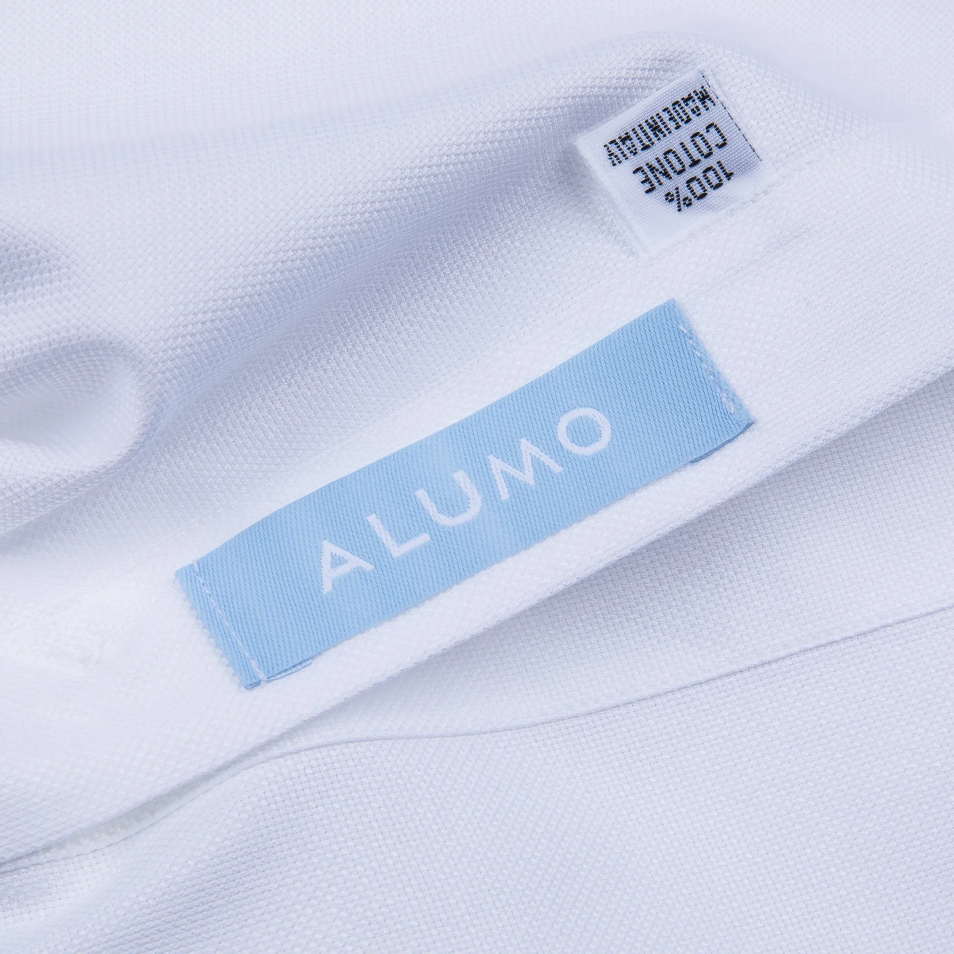 Finamore Napoli Shirt Eduardo Collar Alumo Castello Oxford White