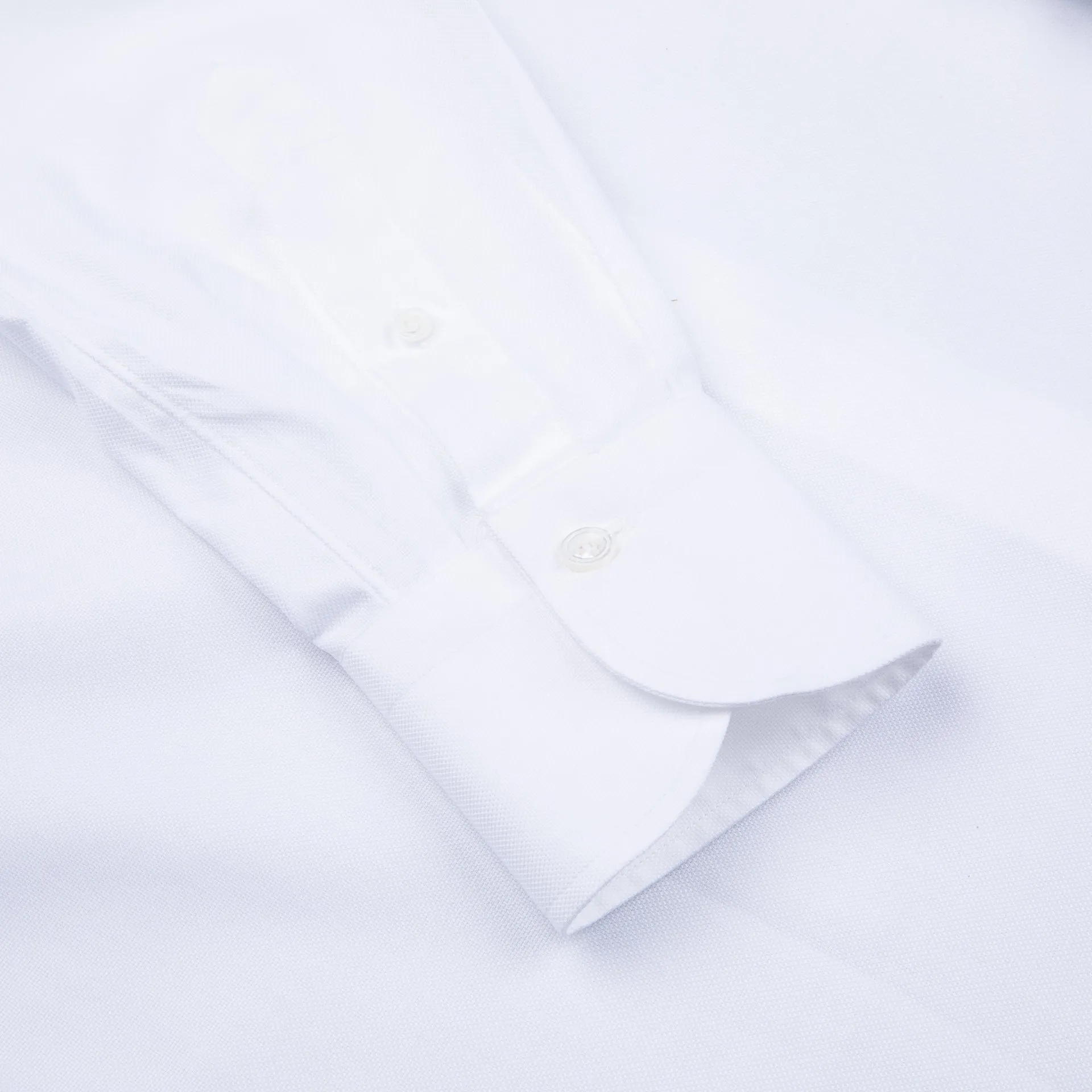 Finamore Napoli Shirt Eduardo Collar Alumo Castello Oxford White