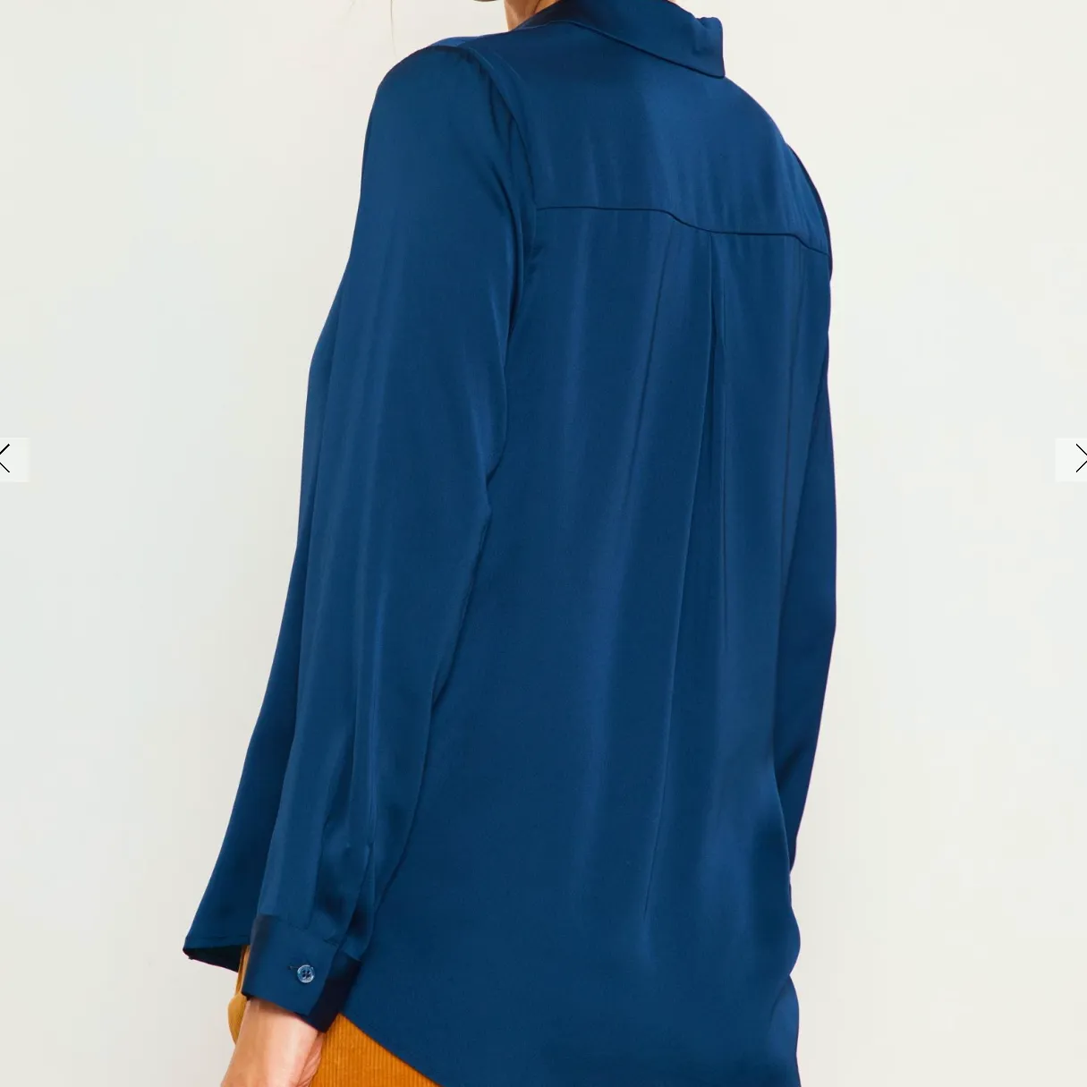 Finding Love Satin Button Down Shirt