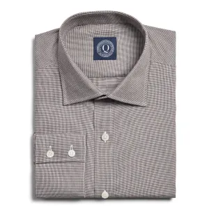 Flannel Houndstooth - Brown