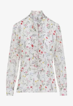 Floral Silk Blouse