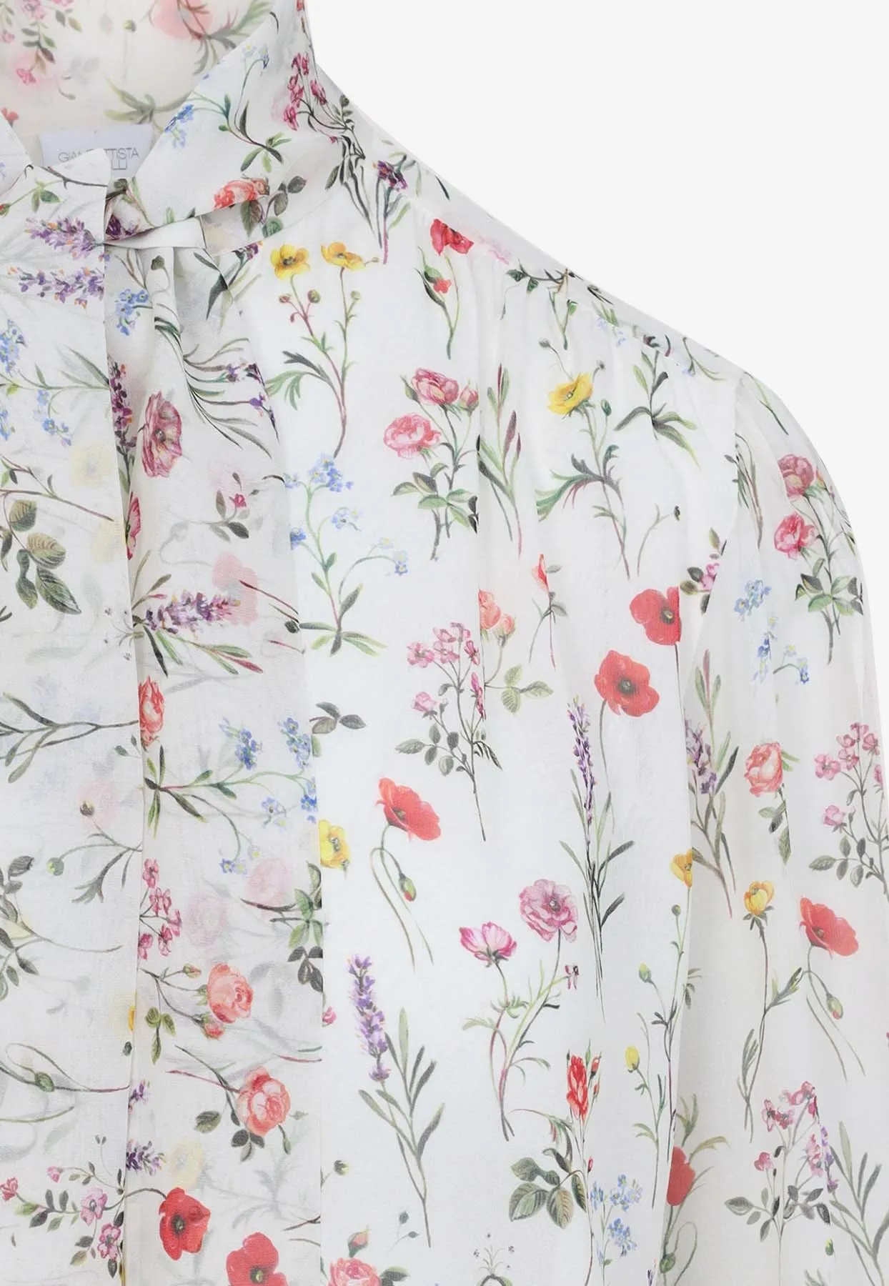 Floral Silk Blouse