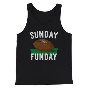 Football Sunday Funday Funny Men/Unisex Tank Top