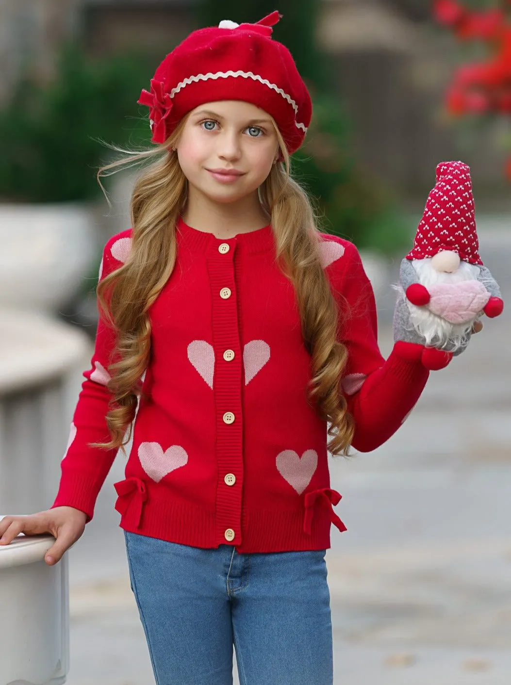 Forever In Love Cardigan and Jeans Set
