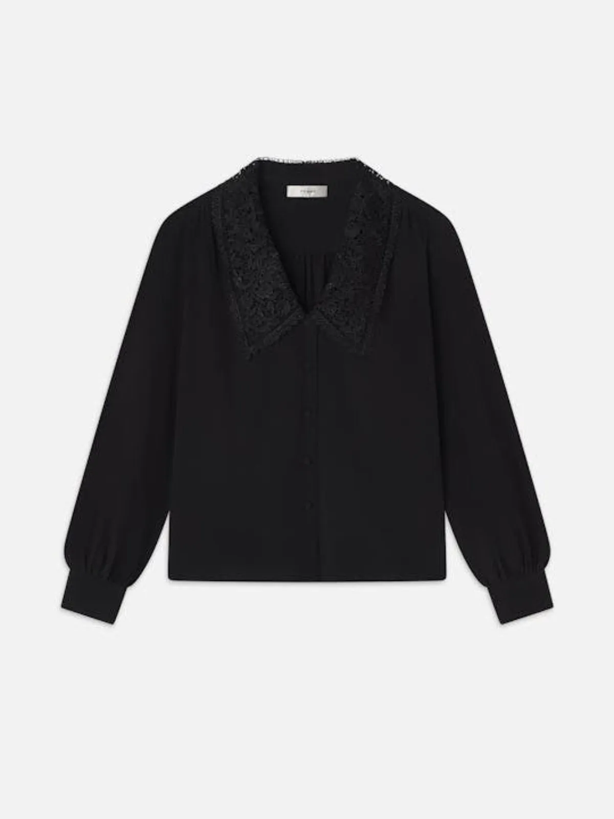Frame Lace Collar Blouse