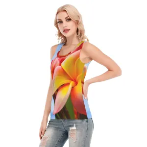 Frangipani Sky Tank Top up to 5 XL (FWS)