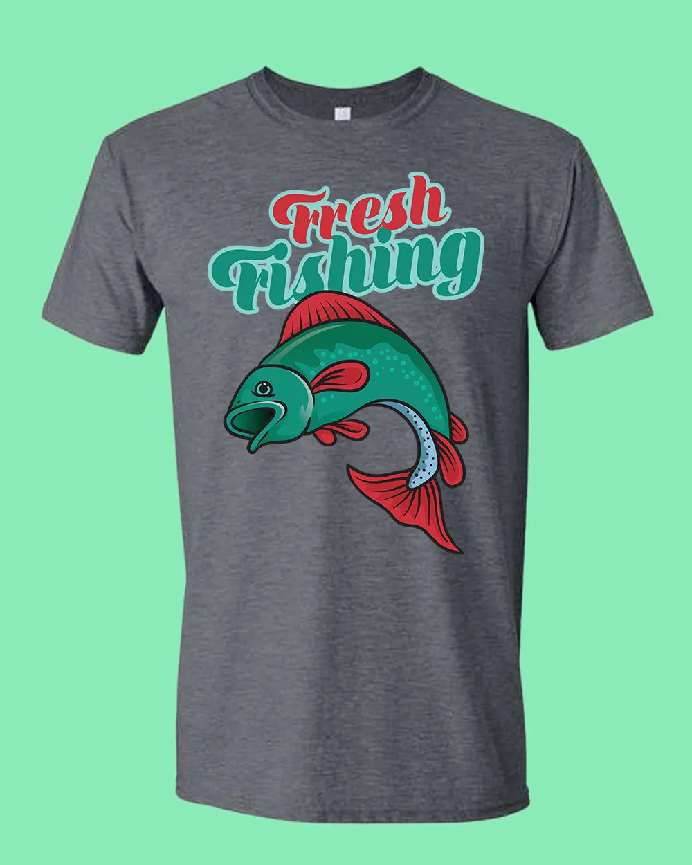 Fresh fishing t-shirt, fisherman shirt