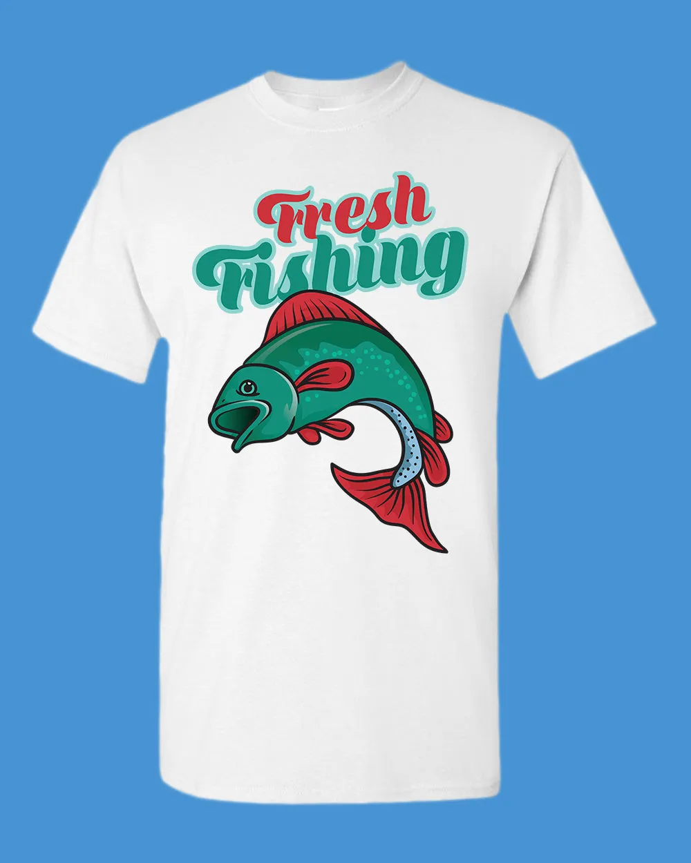 Fresh fishing t-shirt, fisherman shirt