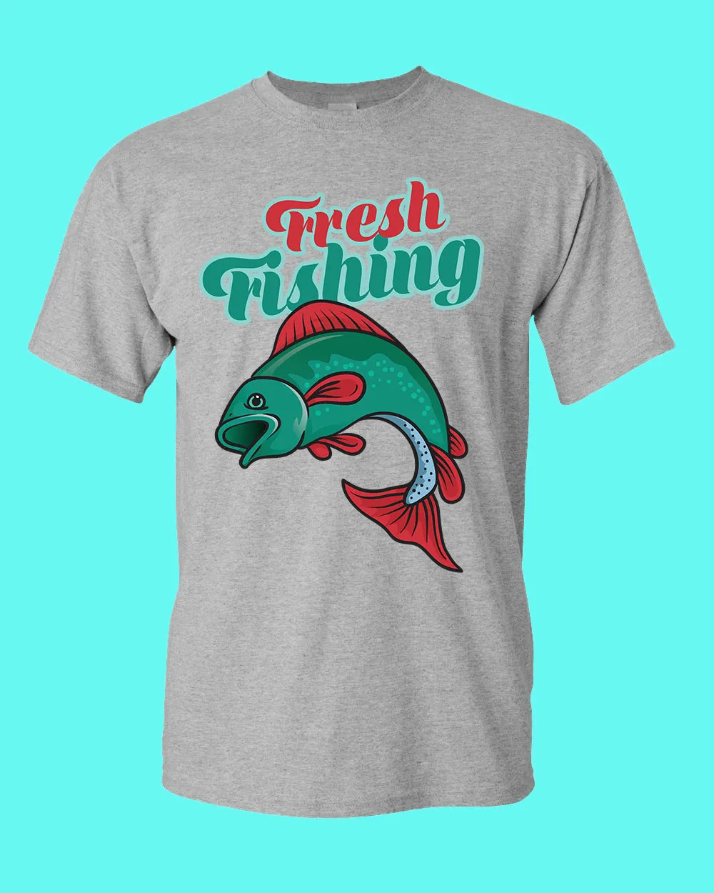 Fresh fishing t-shirt, fisherman shirt