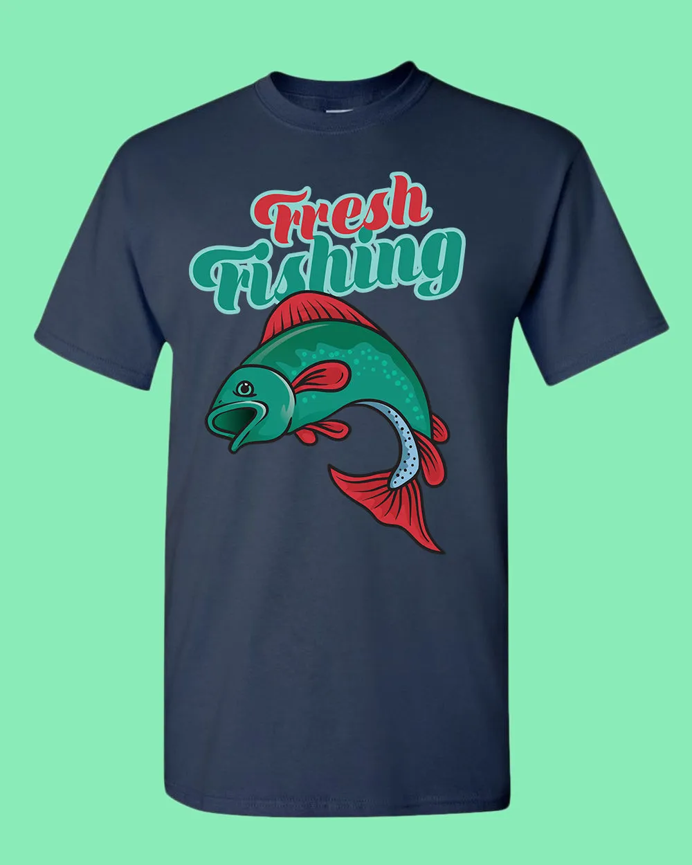 Fresh fishing t-shirt, fisherman shirt