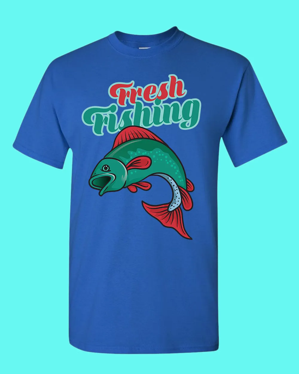 Fresh fishing t-shirt, fisherman shirt