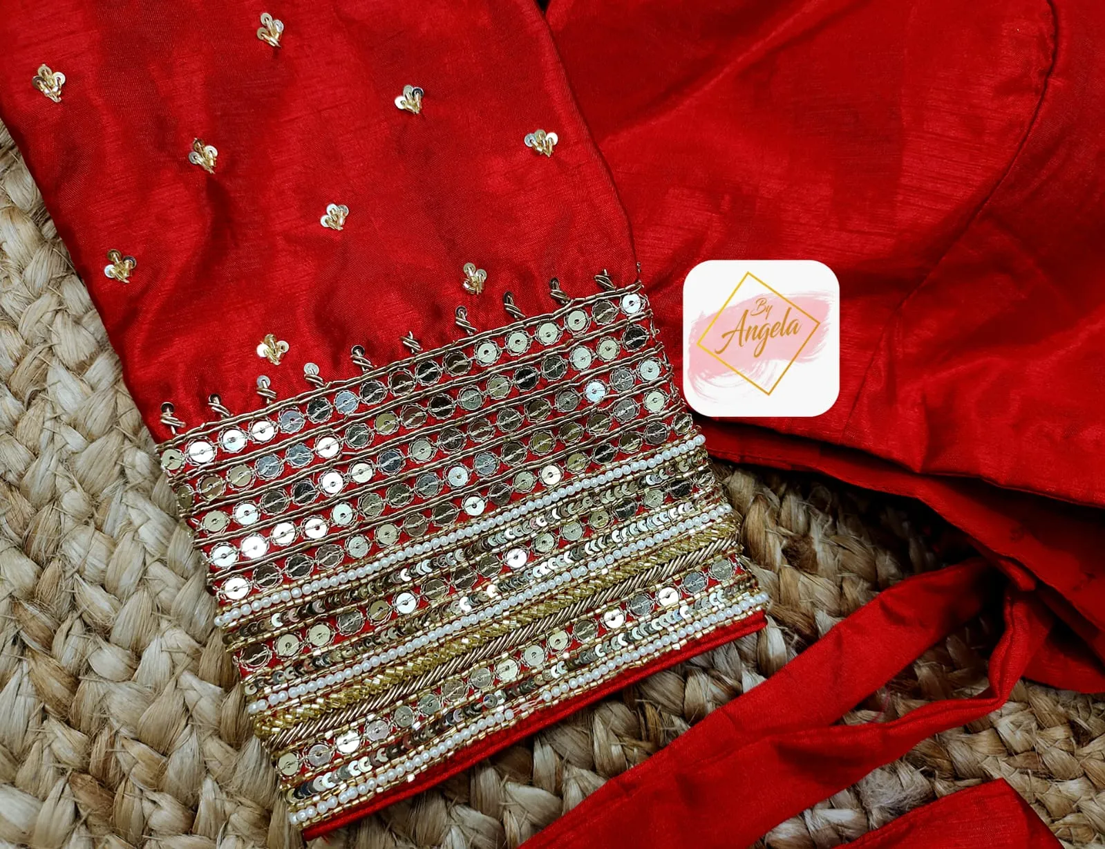 Full sleeve embroidered blouse