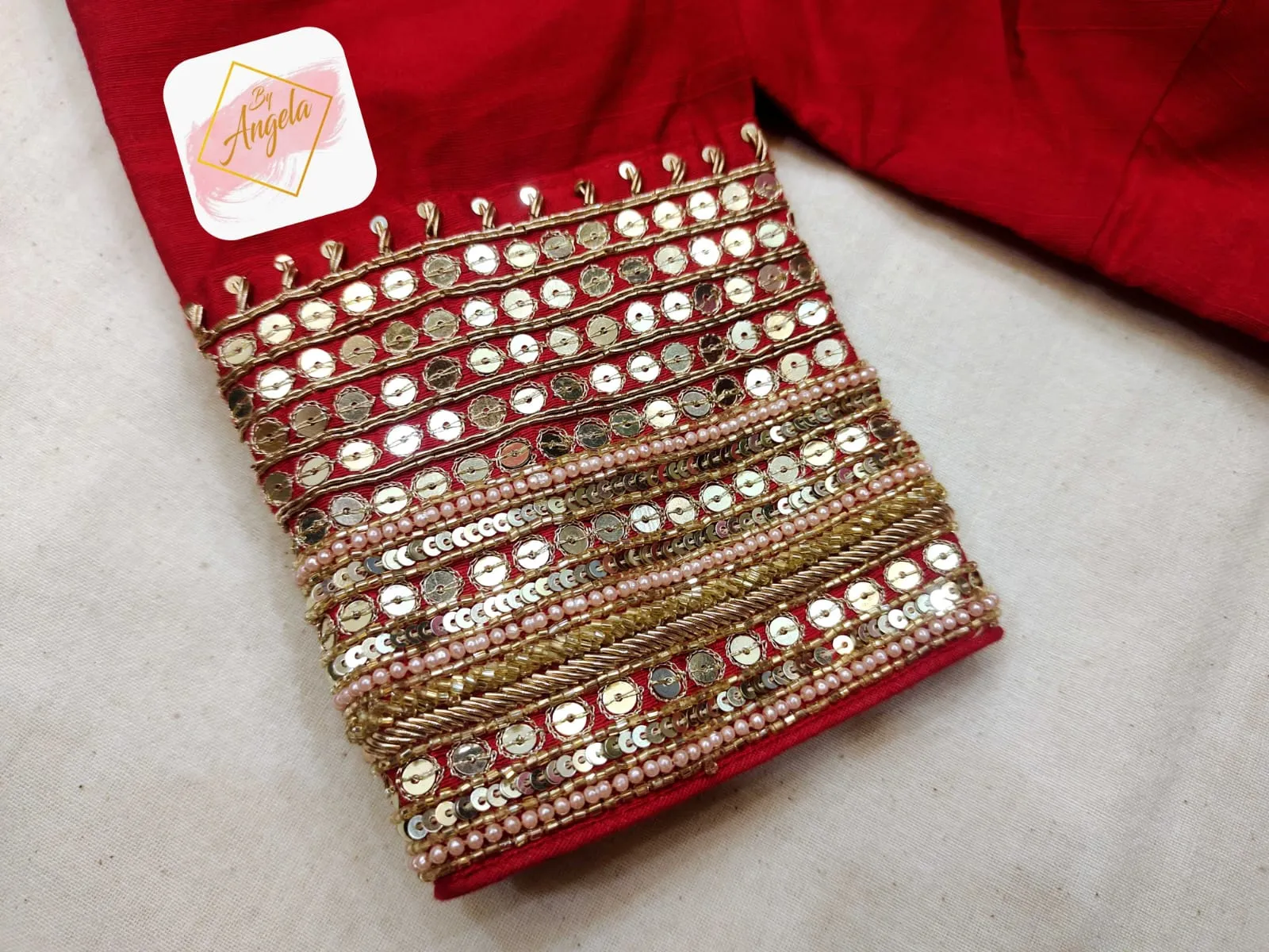 Full sleeve embroidered blouse