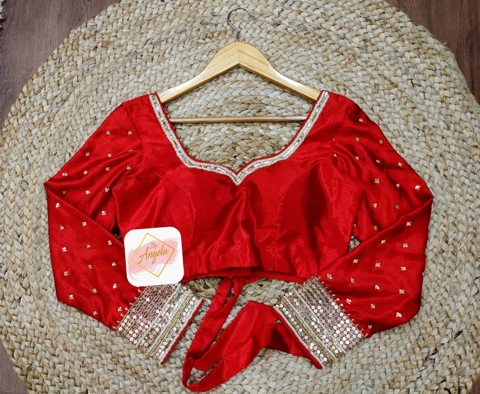 Full sleeve embroidered blouse