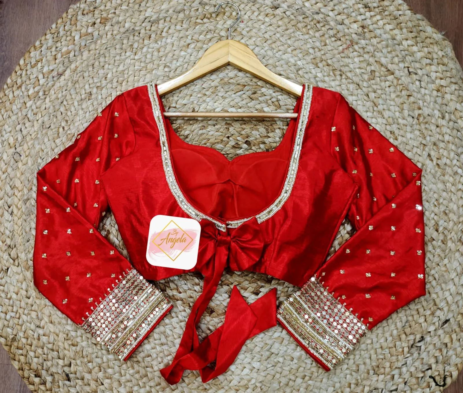 Full sleeve embroidered blouse