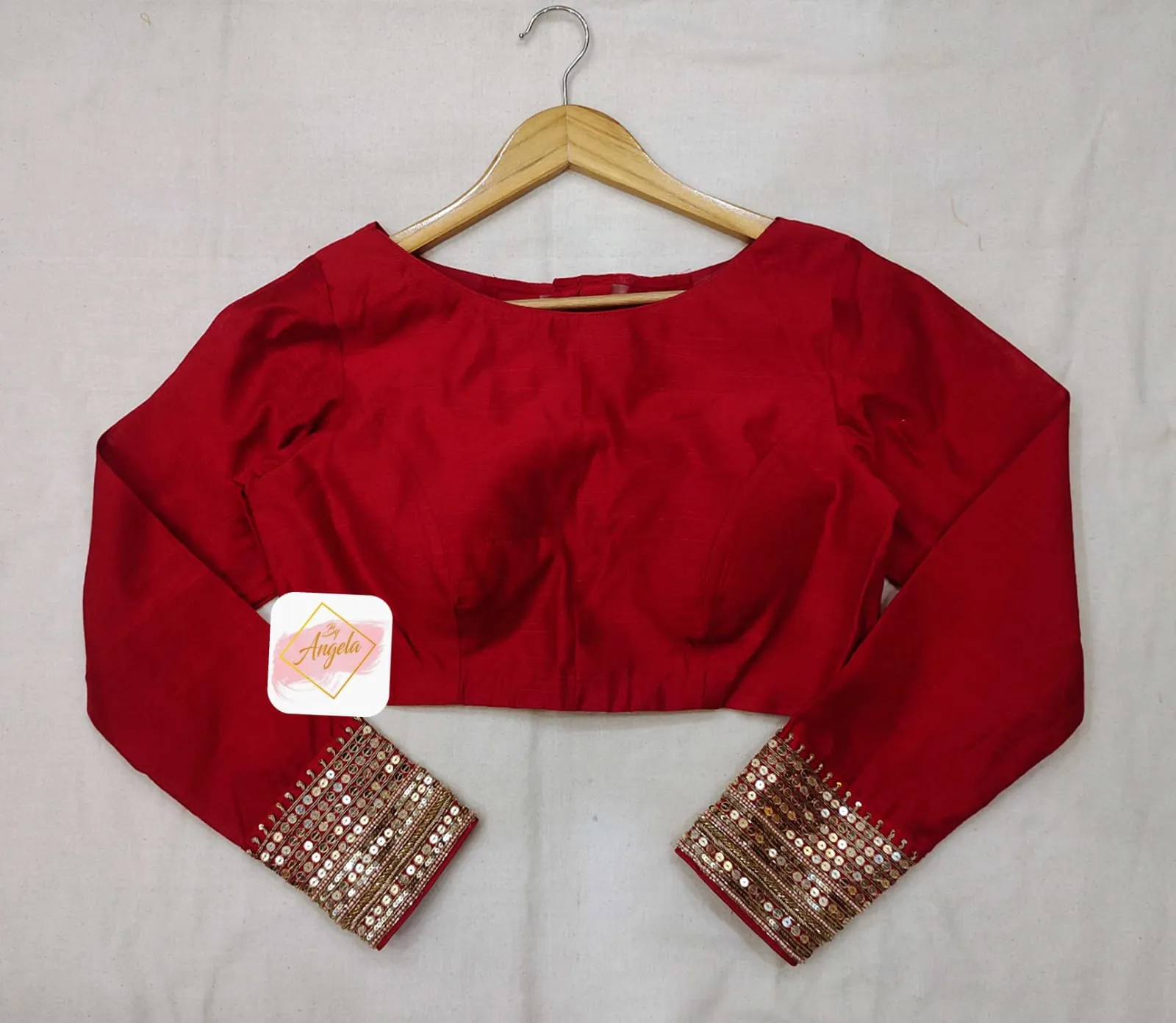 Full sleeve embroidered blouse