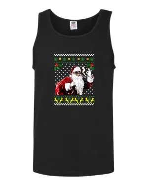 Funny smoker santa tank top