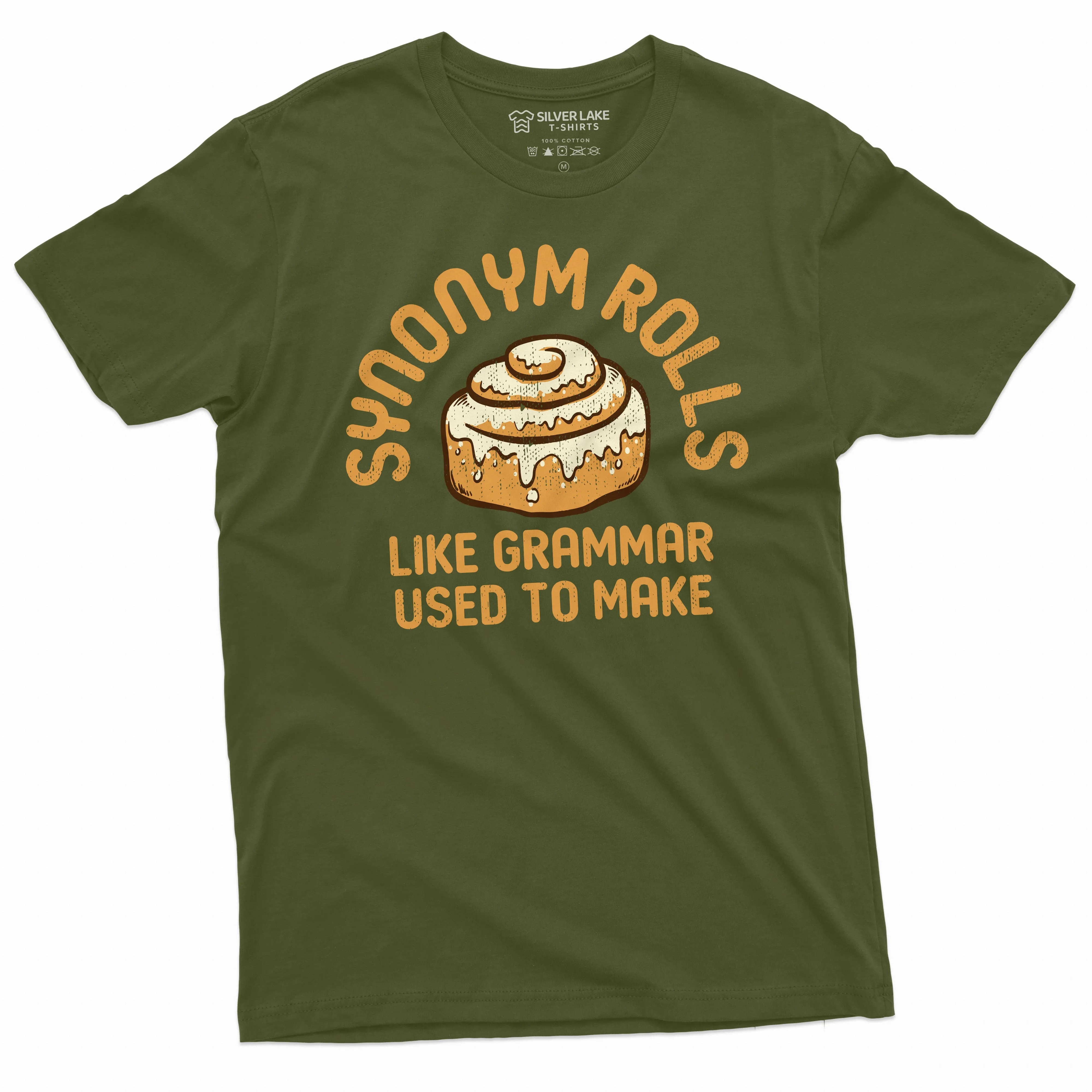 Funny Synonym Rolls Grammar T-shirt Humorous Foodie Food double meaning tee