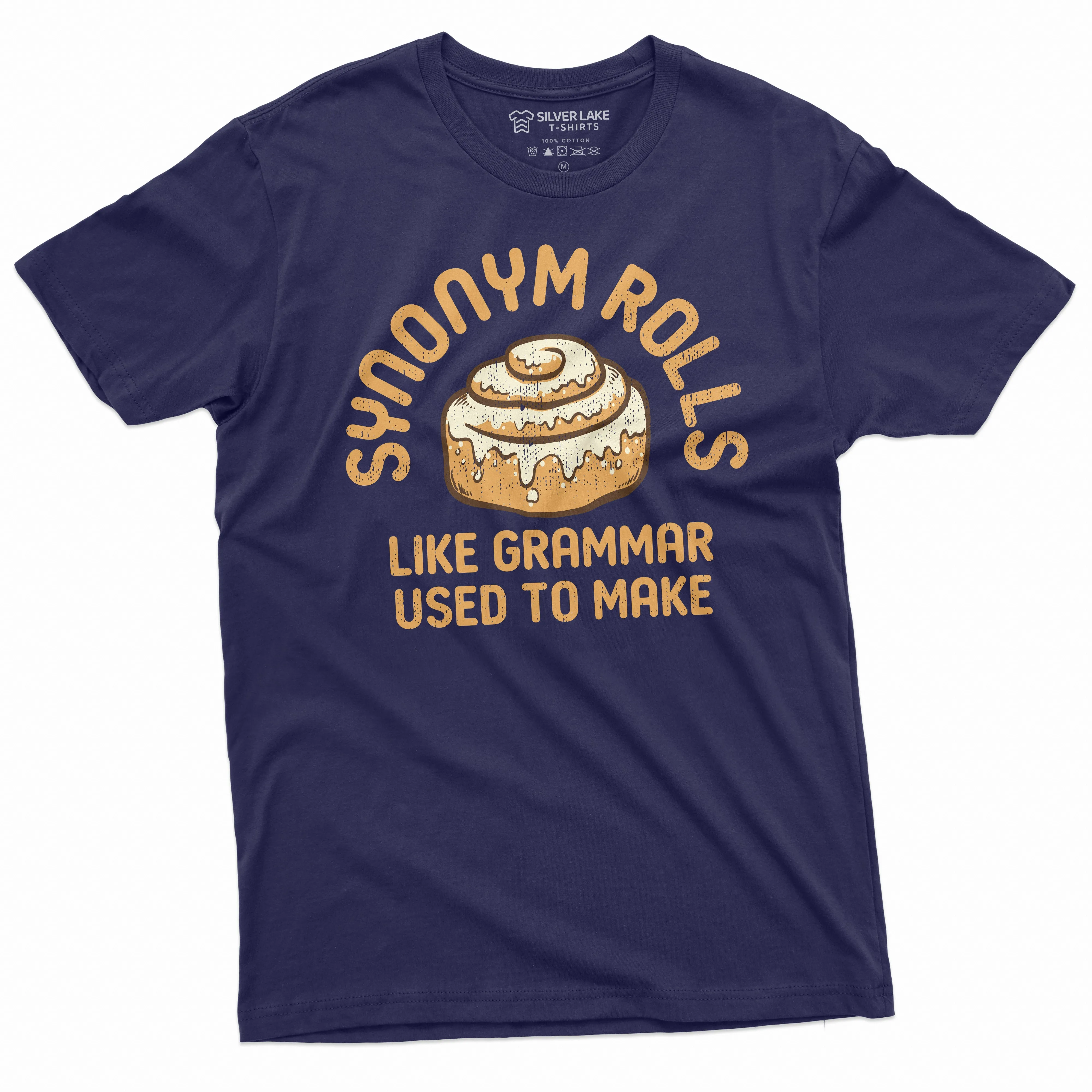 Funny Synonym Rolls Grammar T-shirt Humorous Foodie Food double meaning tee