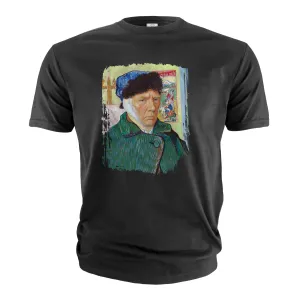 Funny Trump Van Gogh Tee Shirt Trump's Ear Shirt Donald Trump Tee Shirts Trump Political Tee