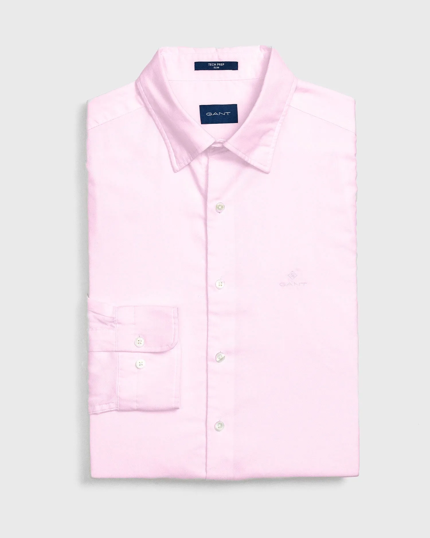 GANT Barley Pink Slim Fit Plain Hidden Button Down Shirt 3005132 Size M NWT