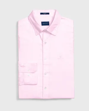 GANT Barley Pink Slim Fit Plain Hidden Button Down Shirt 3005132 Size M NWT