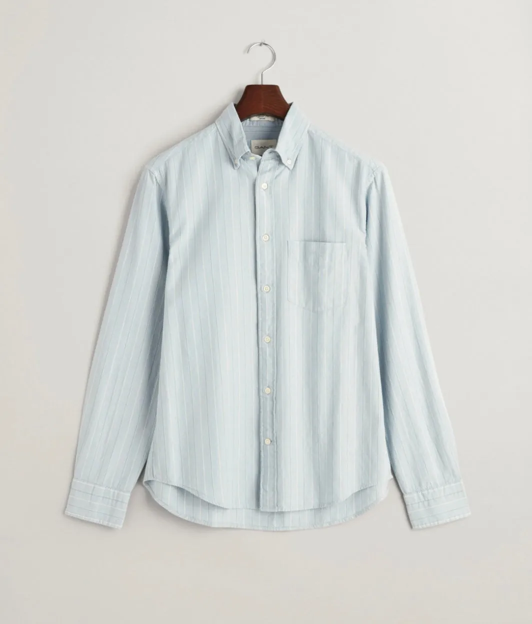 Gant Mens Archive Oxford stripe shirt - Dove blue
