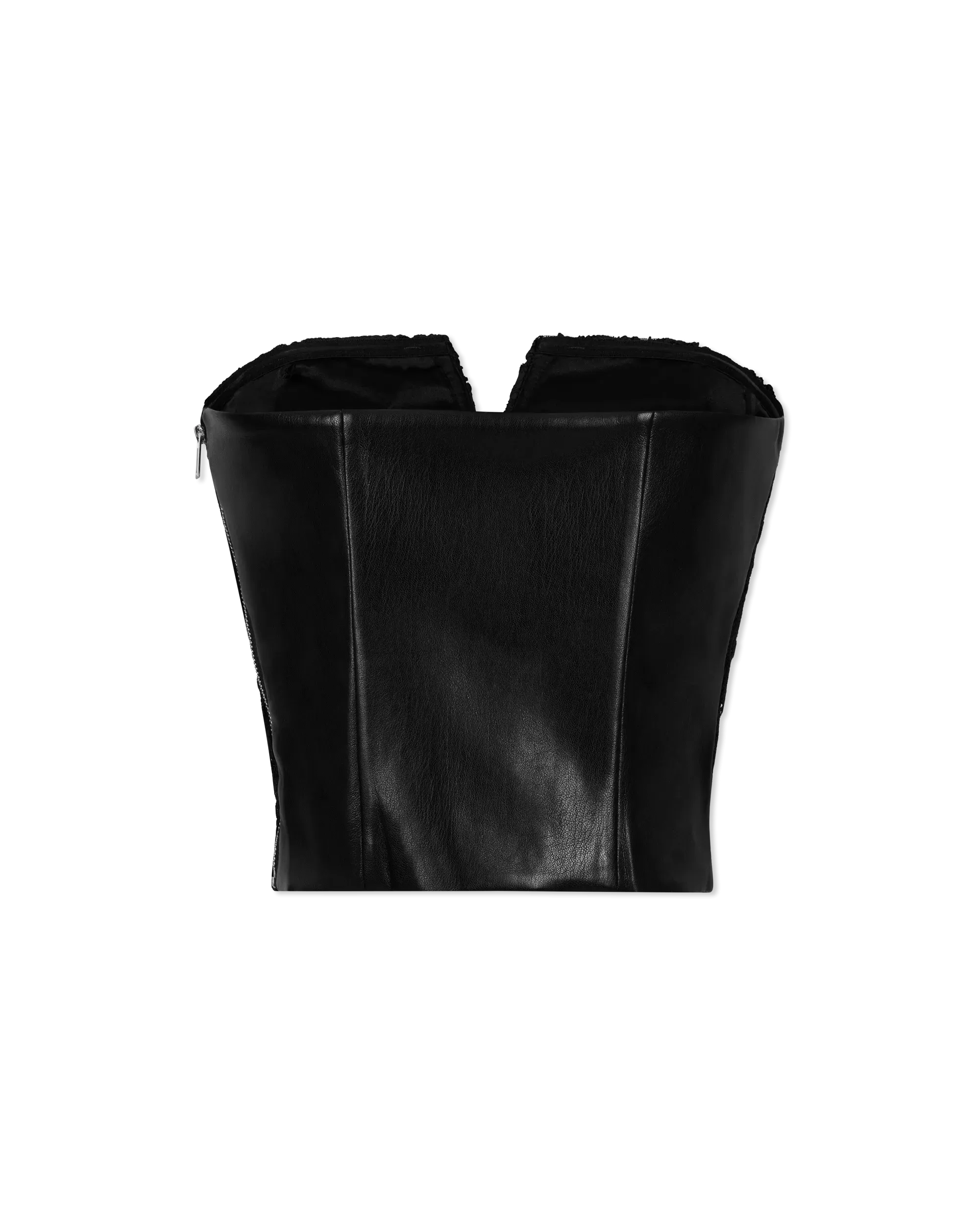 Generation Love Rumi Vegan Leather Guipure Bustier Top
